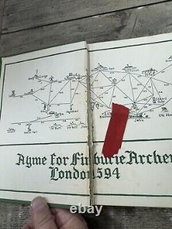 1926 Antique Sporting Book Archery Robert P. Elmer SIGNED to Homer Taylor