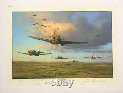 Air Armada by Robert Taylor Signed by FIVE Battle of Britain Luftwaffe Aces