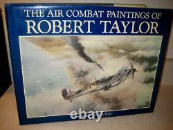 Air Combat Paintings Robert Taylor SIGNED 1st Edition Art Robert Weston War