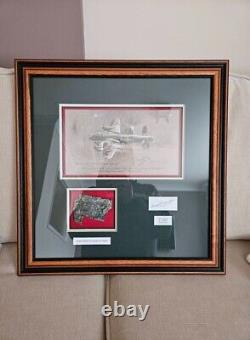 An original Pencil Drawing by Robert Taylor Dambuster's Tony Burcher signed