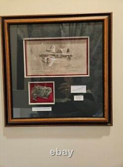 An original Pencil Drawing by Robert Taylor Dambuster's Tony Burcher signed