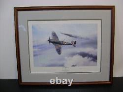 Angels Three Zero by Robert Taylor signed / Numbered Spitfire pilot signed