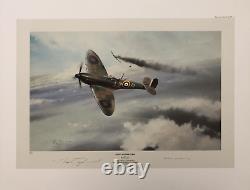 Angels Three Zero by Robert Taylor signed / Numbered Spitfire pilot signed