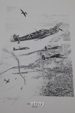 Assault on the Capital by Robert Taylor Remarque withCOA 15/25 Sign by 17 Aces