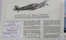 Assault on the Capital by Robert Taylor Remarque withCOA 15/25 Sign by 17 Aces
