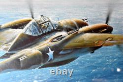 BOGEYS! 1100 HIGH WWII Limited Edition Print SIGNED by Pilots -Framed 29x43