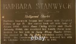 Barbara Stanwyck Autographed Inscribed Photograph