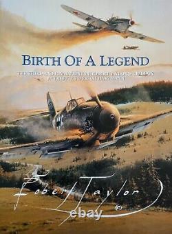 Birth of a Legend Robert Taylor Knight's Cross Edition Signed and Numbered Print