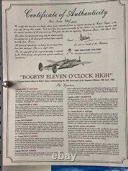 Bogeys! Eleven O'clock High Robert Taylor COA Signed Art Print Never Hung