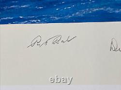 Bogeys! Eleven O'clock High Robert Taylor COA Signed Art Print Never Hung