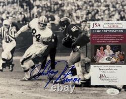 Charles Robert Taylor Washington Redskins HOF Signed Auto 10x8 Photo JSA COA