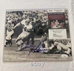 Charles Robert Taylor Washington Redskins HOF Signed Auto 10x8 Photo JSA COA
