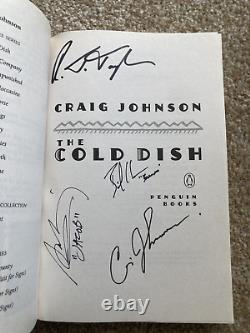 Cold Dish Craig Johnson 4x SIGNED Robert Taylor, Martinez Longmire WOW