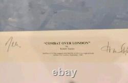 Combat Over London by Robert Taylor. Limited Edition Signed Print. WithC. O. A
