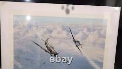 Combat Over London by Robert Taylor. Limited Edition Signed Print. WithC. O. A