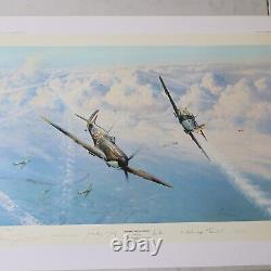 Combat Over London by Robert Taylor Rare Artist Proof 76/150 Battle of Britain