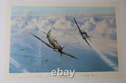 Combat Over London by Robert Taylor Rare Artist Proof 76/150 Battle of Britain