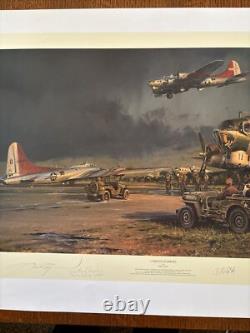 Company Of Heroes By Robert Taylor 11/100 Signed By Walter F Hughes