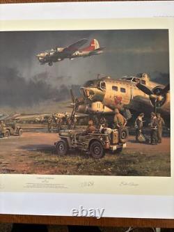 Company Of Heroes By Robert Taylor 11/100 Signed By Walter F Hughes