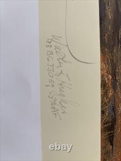 Company Of Heroes By Robert Taylor 11/100 Signed By Walter F Hughes