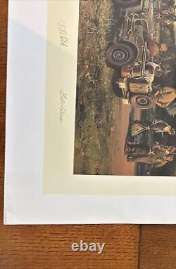 Company Of Heroes By Robert Taylor 11/100 Signed By Walter F Hughes