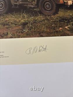 Company Of Heroes By Robert Taylor 11/100 Signed By Walter F Hughes