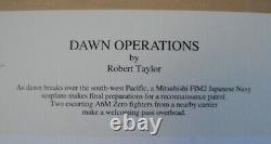 DAWN OPERATIONS by Robert Taylor withCOA 3 Pilots Signatures