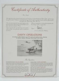 DAWN OPERATIONS by Robert Taylor withCOA 3 Pilots Signatures