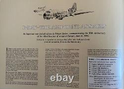 D-Day Airborne Assault R Taylor Print Sigs Bob Hope, Charlton Heston + 2 Prints