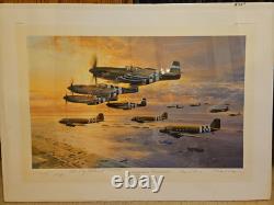 D-Day Airborne Assault by Robert Taylor #5/25 AP Signed Print