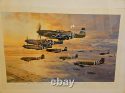 D-Day Airborne Assault by Robert Taylor #5/25 AP Signed Print