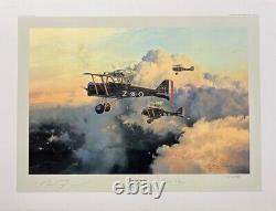 Dawn Patrol by Robert Taylor signed by two WWI Fighter Aces