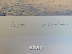 Desert Hawks by Robert Taylor and signed four RAAF and RAF pilots
