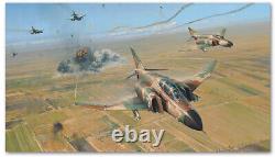 Double Strike by Robert Taylor signed by 22 F4 Phantom crew