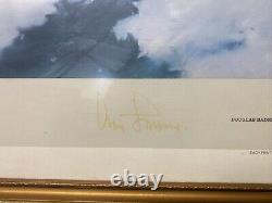 Duel Of Eagles By Robert Taylor Print Signed By Douglas Bader Adolf Galland Coa