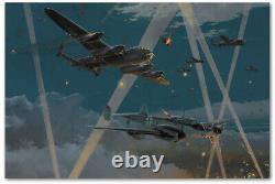 Duel in the Dark by Robert Taylor signed by five Me110 night-fighter crew