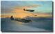 Eagle Force By Robert Taylor -spitfire Wwii (pilot Signed) Aviation Art