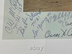 Eagle Squadron Scramble Robert Taylor pen signed 18 veterans Great Escape
