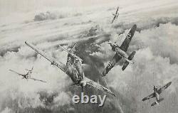 Eagles Divide by Robert Taylor autographed by 16 WWII Luftwaffe & Mustang Aces