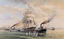 Evening Arrival by Robert Taylor, maritime art limited edition print