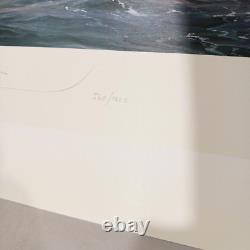 Farewell America RMS Queen Mary Robert Taylor LE Print Signed Capt Jones