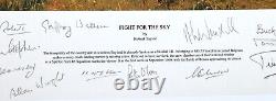 Fight For The Sky by Robert Taylor Remarque 21/25 withCOA Signed by 28 Pilots