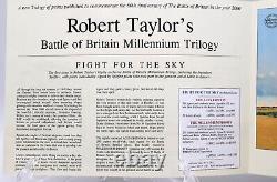 Fight For The Sky by Robert Taylor Remarque 21/25 withCOA Signed by 28 Pilots
