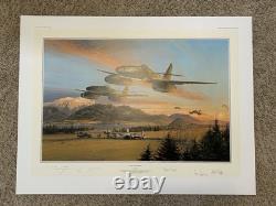 Fighter General by Robert Taylor WWII Luftwaffe Adolf Galland Signed Art Print