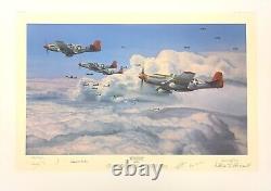 Fighting Red Tails, Robert Taylor Artist Proof, Charles McGee & Tuskegee Airmen