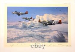 Fighting Red Tails by Robert Taylor signed by Charles McGee & Tuskegee Airmen