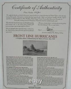 Front Line Hurricanes by Robert Taylor Signed by Six (6) Aces! 2 Companion Pts
