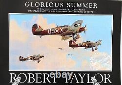 Glorious Summer by Robert Taylor Remarque 21/25 withCOA 22 Pilot Signatures