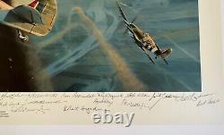 Greycap Leader Robert Taylor LE Print Signed by 20+ Canadian Fighter Pilots