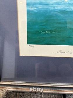 HMS Kelly Framed Print Signed By Lord Mountbatten & Robert Taylor 1304/2000